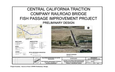 Central California Traction Railroad Bridge Fish Passage Improvement Project