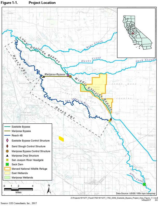 Native Fish Passage in San Joaquin River at Eastside Bypass Control Structure